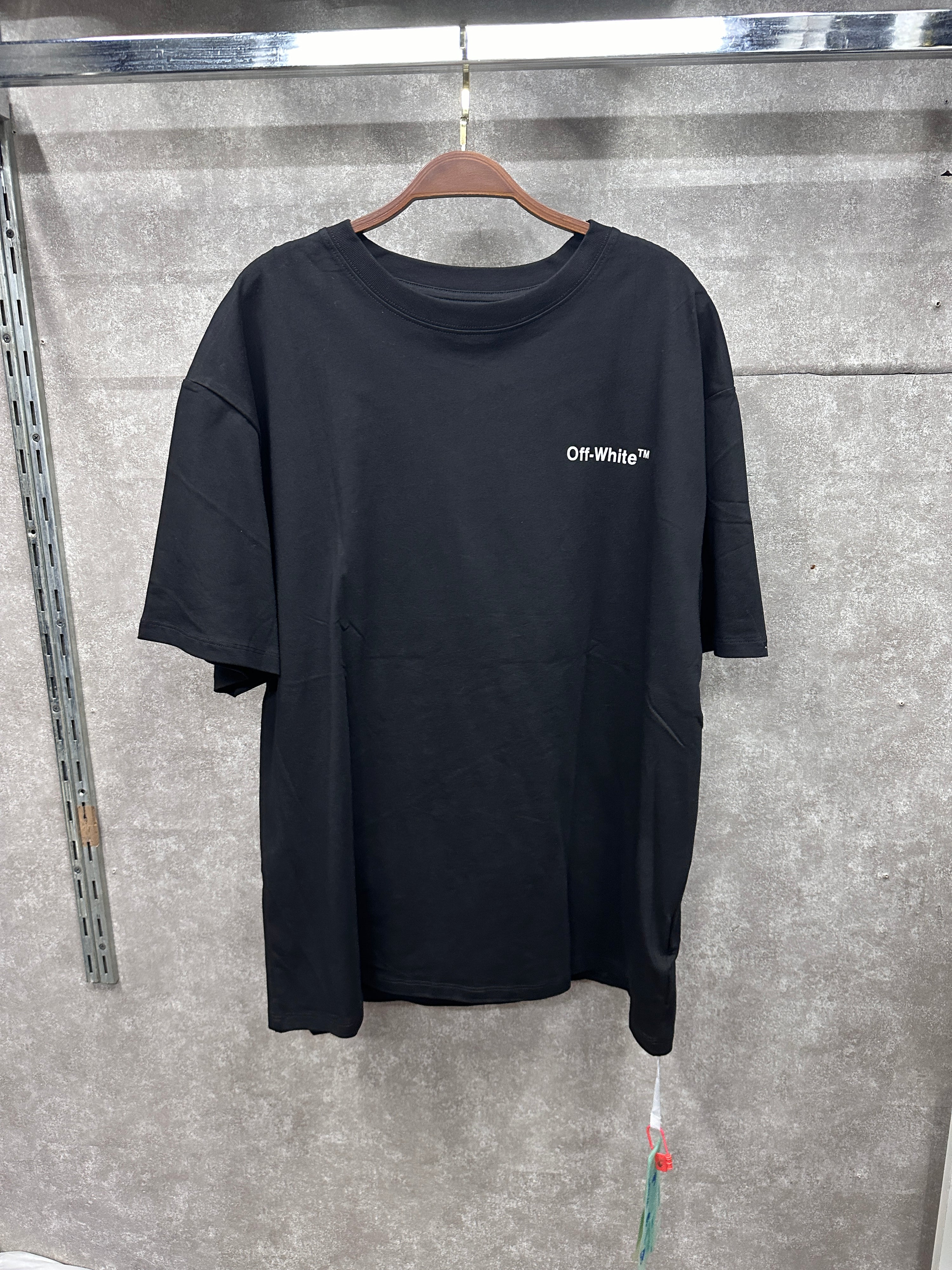 OW T-shirt listrada zebra ondulada