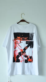 OFF WHITE Camiseta com setas desenhadas à mão com grafite