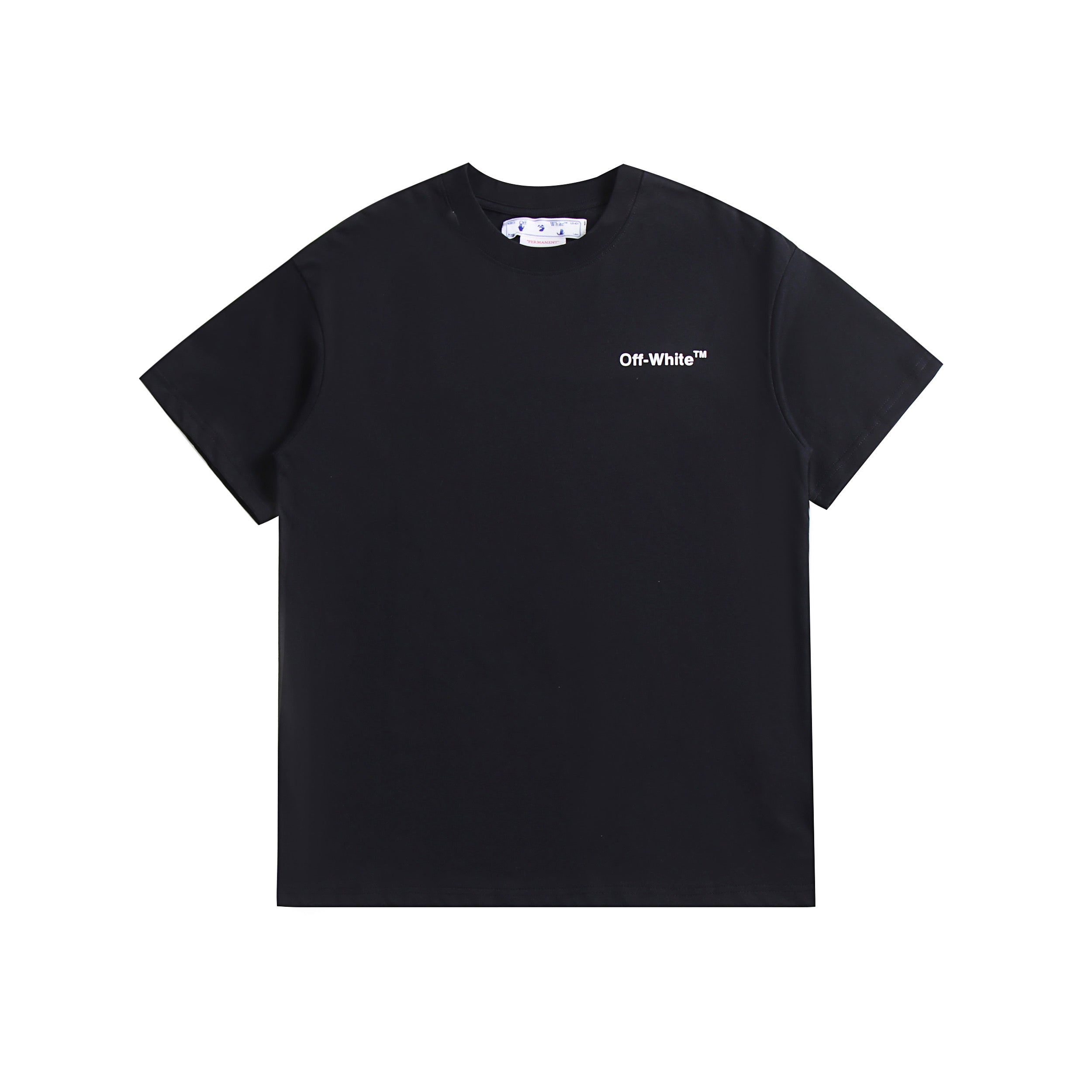 OW T-shirt listrada zebra ondulada